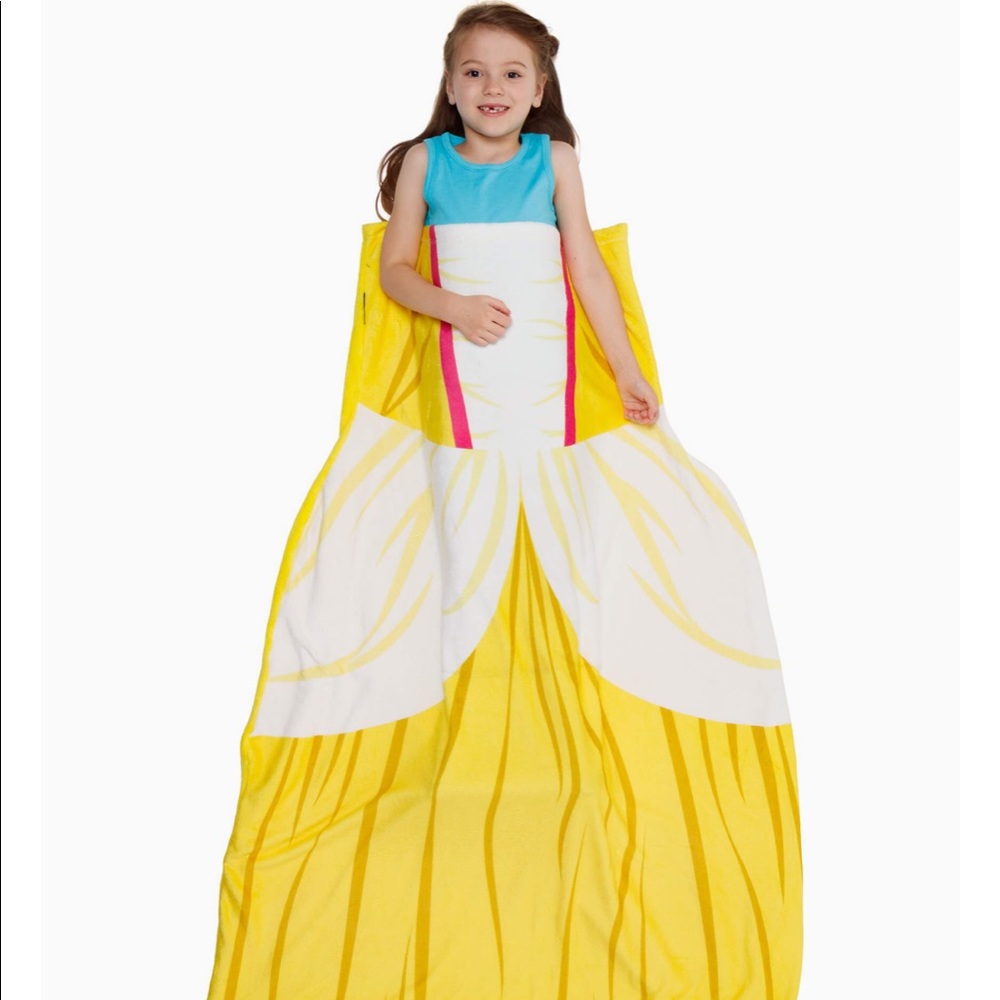 Silver Lilly Princess Dress Fleece Blanket